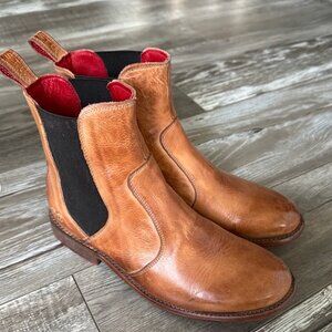 Bed Stu Nandi Boots size 8 Womens NWOT Chelsea Rustic Tan Leather